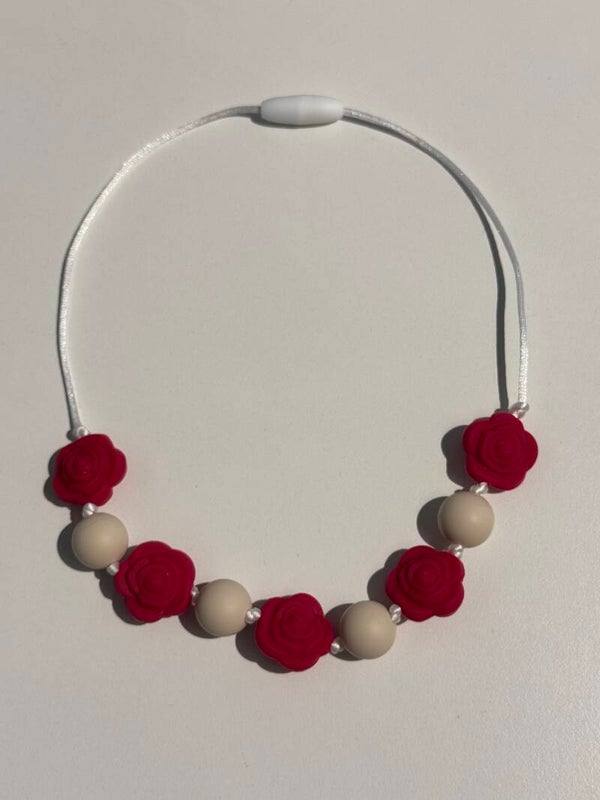 kinderketting - rode roosjes