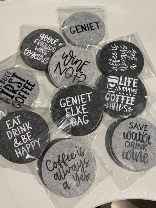 SET onderzetters - quotes
