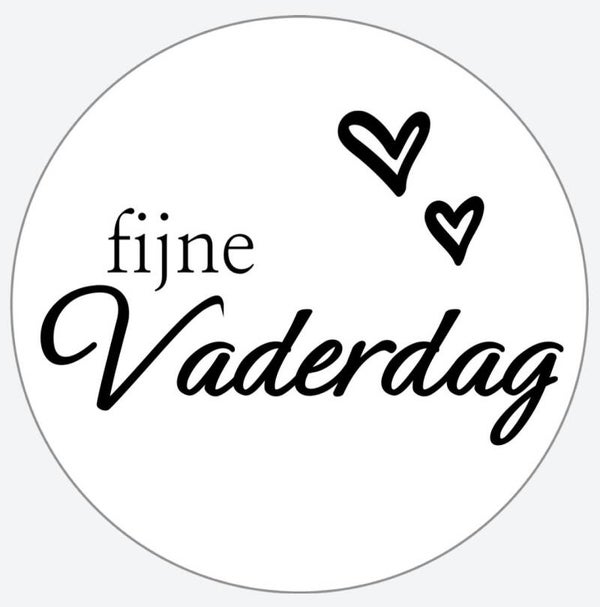 sticker - FIJNE VADERDAG