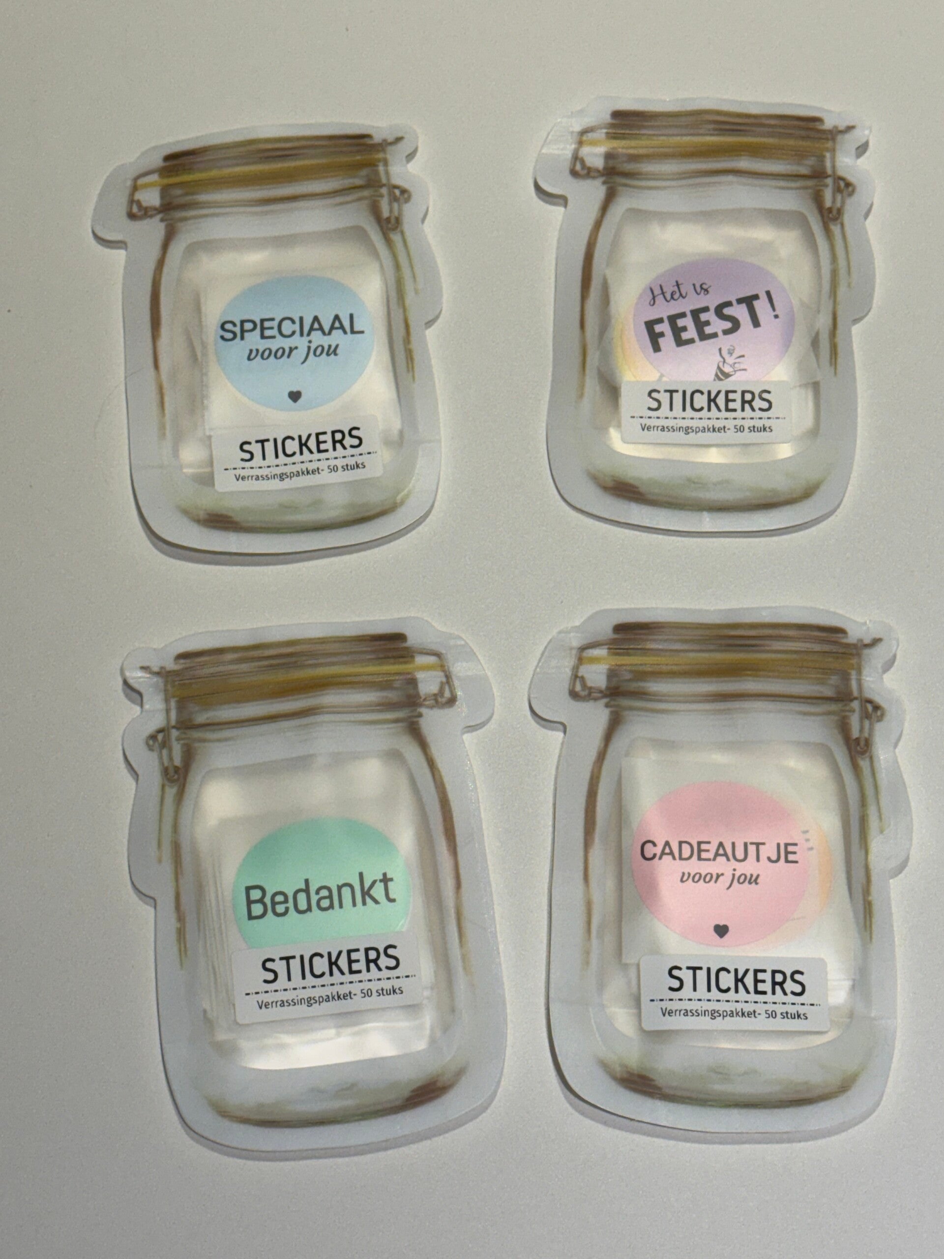 stickers - VERRASSINGSPAKKET 50 stuks