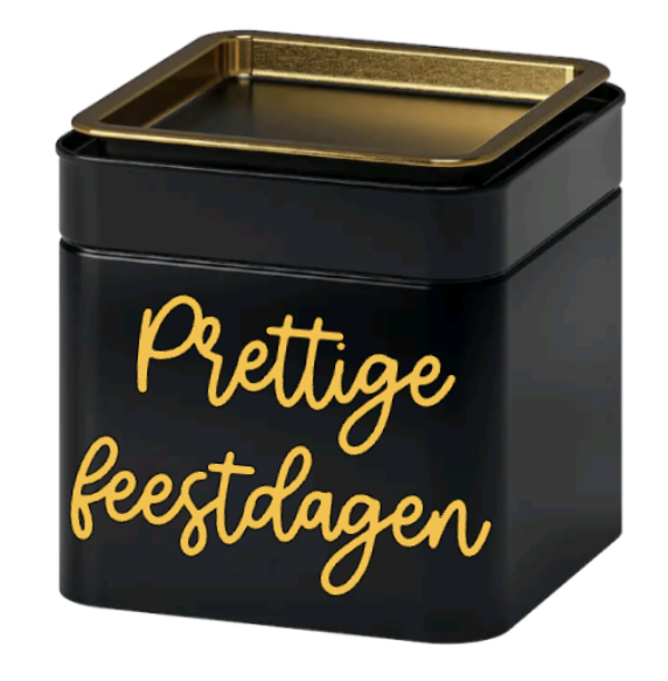 blik met snoepjes - feestdagen