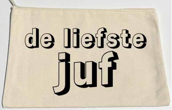 KNUTSELPAKKET RITSZAKJE - de liefste juf