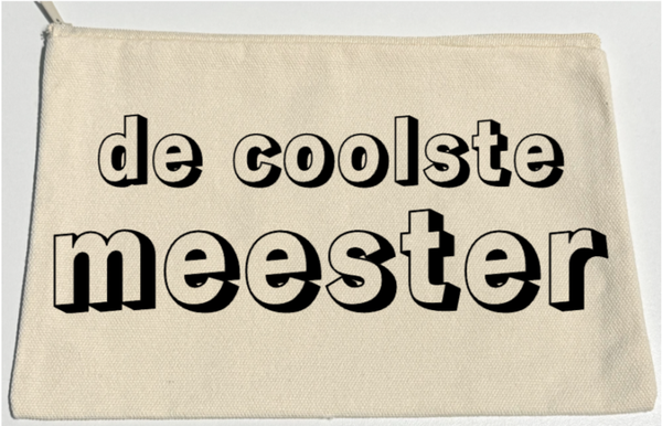 KNUTSELPAKKET RITSZAKJE - de coolste meester