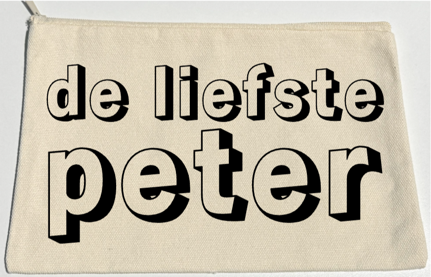 KNUTSELPAKKET RITSZAKJE - de liefste peter
