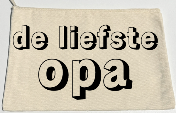 KNUTSELPAKKET RITSZAKJE - de liefste opa