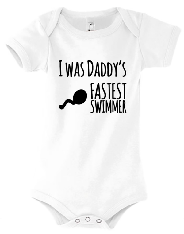 Romper -  dad's swimmer
