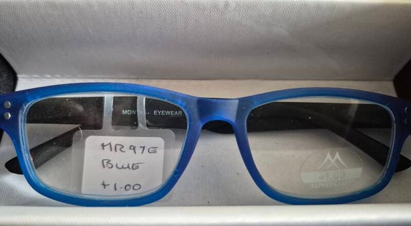 Mr97E +1.00 Blue/Black Fashion Reading Glasses