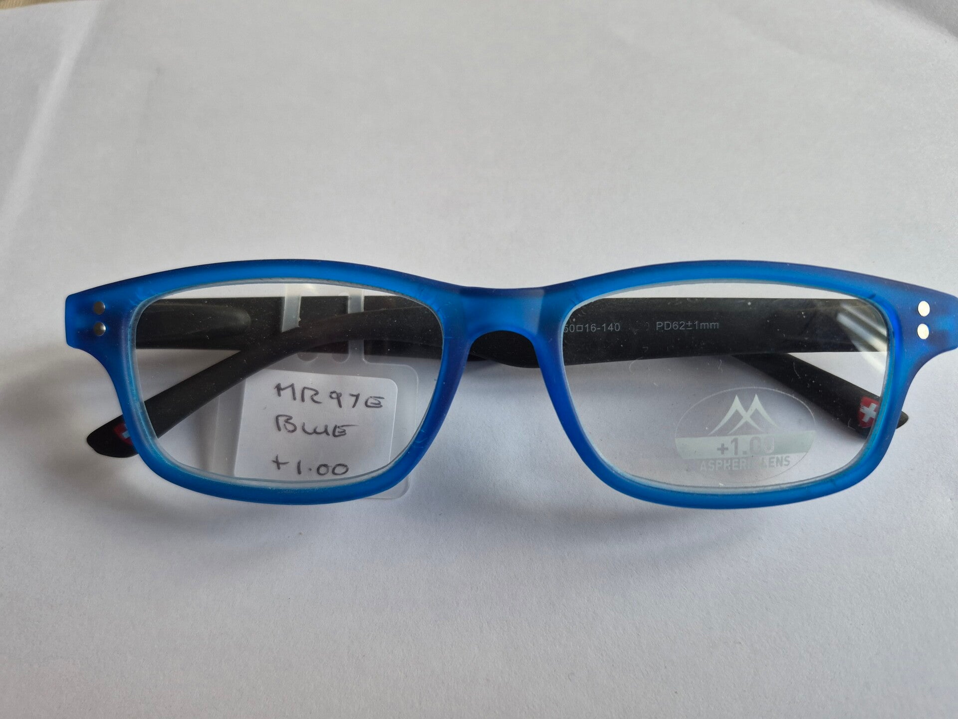 Mr97E +1.00 Blue/Black Fashion Reading Glasses