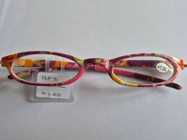 BP71 +3.00 ladies floral fashion Reading Glasses