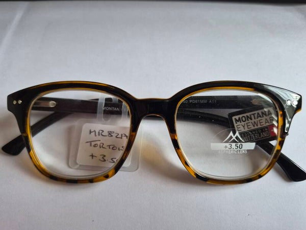 MR82a +3.50 Tortoise Ladies or Gents Reading Glasses