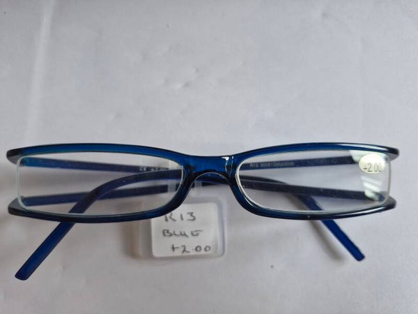R13  +2.00 shiney classic double flange Readers