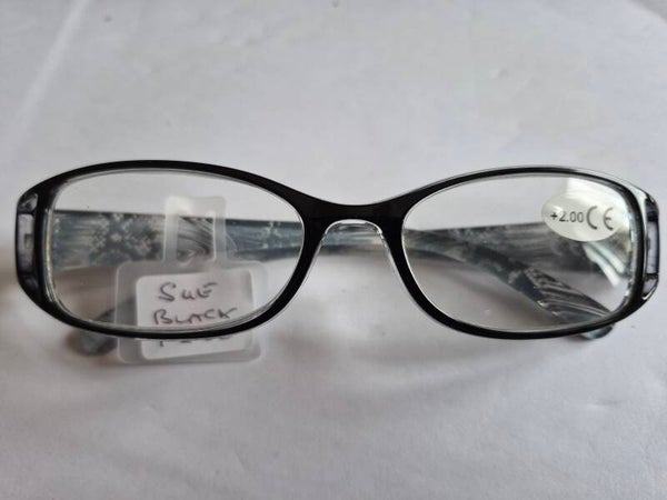 Sue+2.00 Ladies Classic ..Black Feather