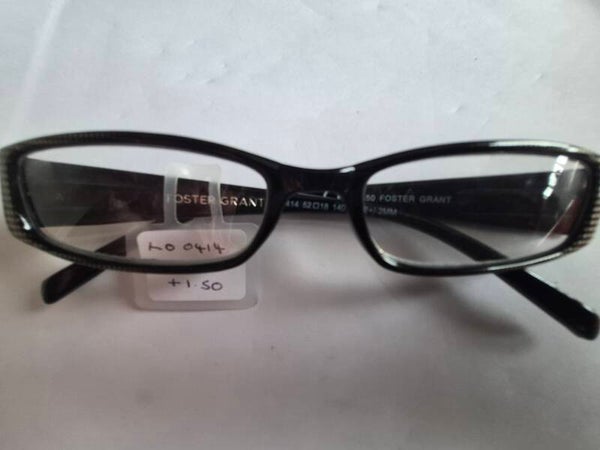 LO0414 +1.50 ladies black foster grant fashion.