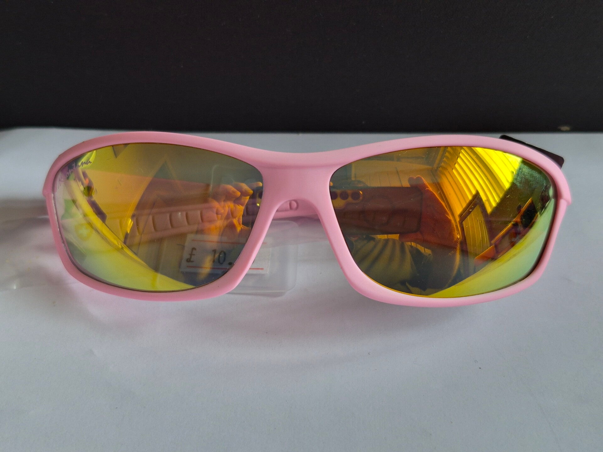 CS90d Montana childrens pink wrap Sunglasses