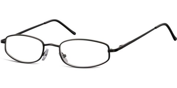 MR50 Ladies +2.50 Black steel Reading Glasses