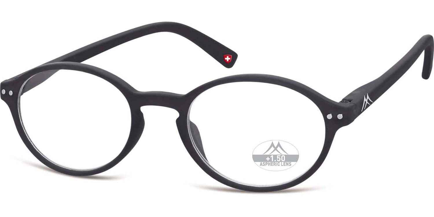 MR74 Ladies Black +1.00 Reading Glasses