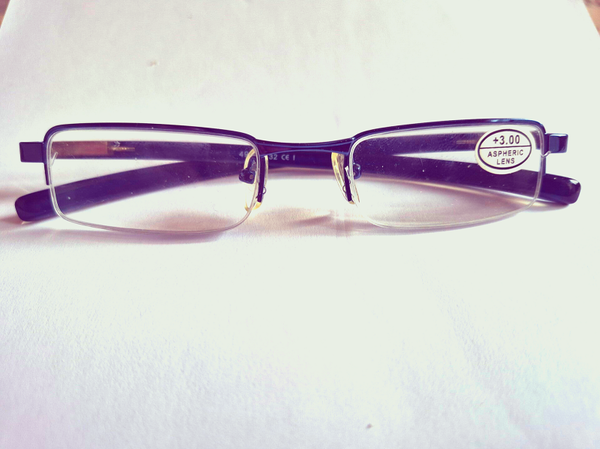 OR51b Ladies or Gents +1.00 Blue Steel Reading Glasses