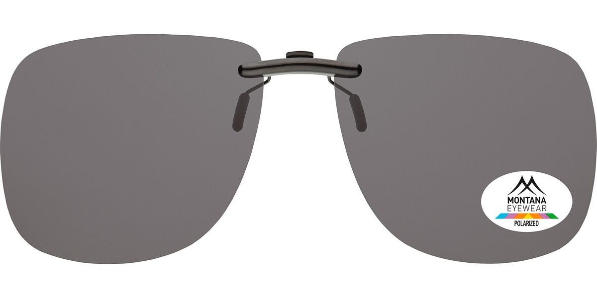 C1 Polarised Grey Clip-on Sunglasses  for plastic Spectacles
