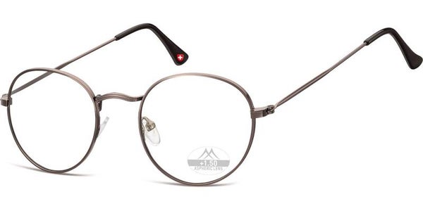 Closevision : MR54 : +2.00 : Gunmetal   : Ladies & Gents Panto shaped Steel Reading Glasses
