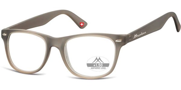 MR67B Grey Retro Style fashion Reading Glasses