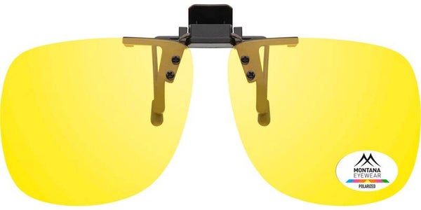 1969c. Yelow polarised clip-on for all frames