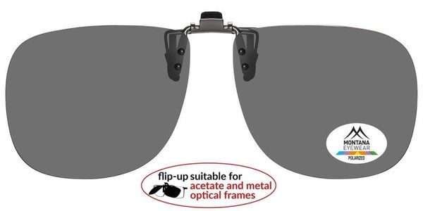 C7 Gray polarised clip-on for all frames