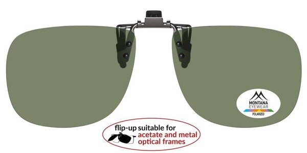 C9a Green polarised clip-on for all frames