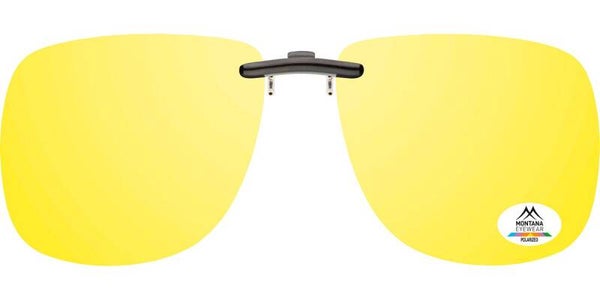 C11c Yellow  polarised clip-on for metal frames