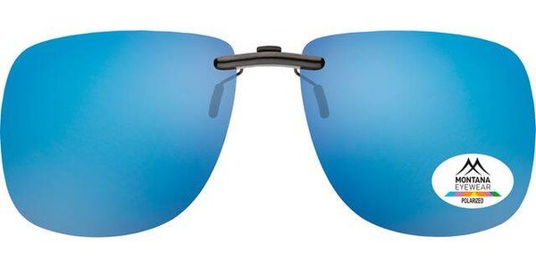 C3a Blue semi-mirror polarised clip-on for Prastic frames
