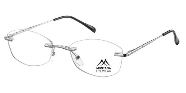 Closevision MM569B Light Gunmetal Prescription Rimless Selection