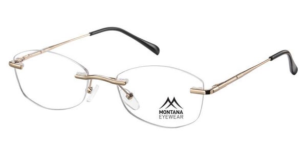 Closevision MM569 Gold Prescription Rimless Selection