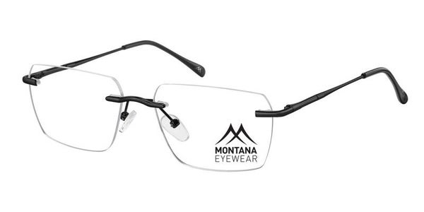 Closevision MM571C Shiny Black Prescription Rimless Selection