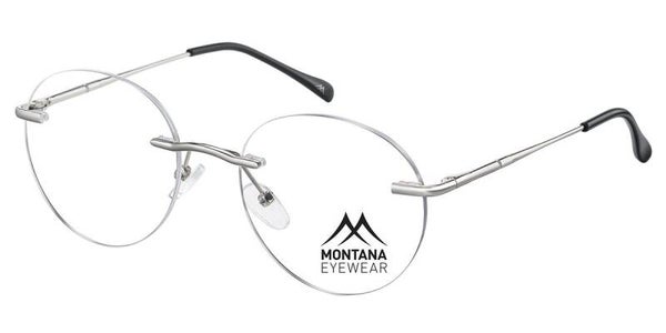 Closevision MM572B Shiny Light Gunmetal Prescription Rimless Selection