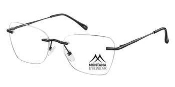 Closevision MM573C Shiny Black Prescription Rimless Selection