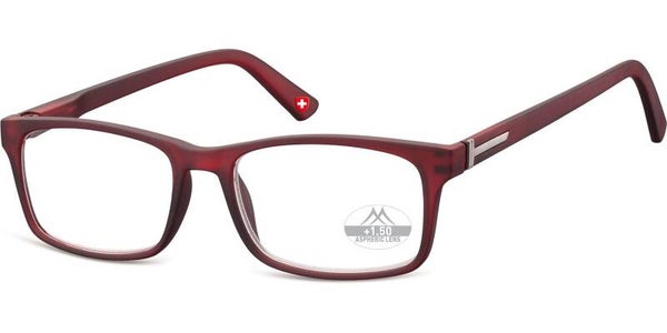 MR73c Gents Red +2.50 Reading Glasses