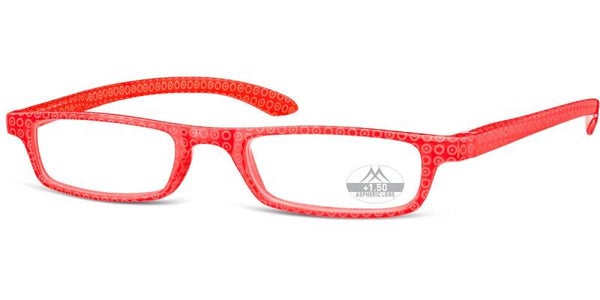 Mr95a  +2.50 Red Reading Glasses