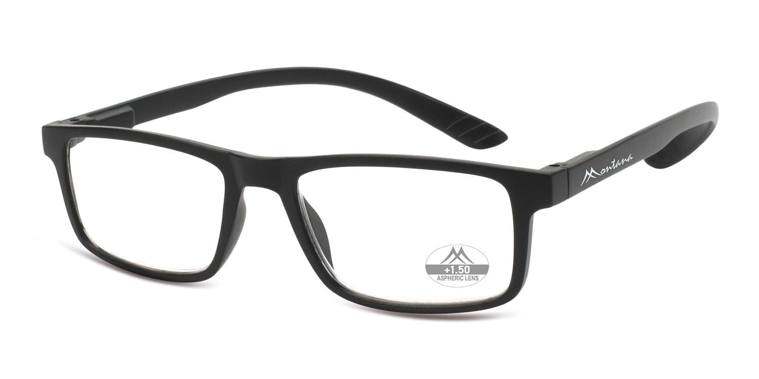Mnr3 Ladies or Gents +1.00  Black Neck hang Reading Glasses