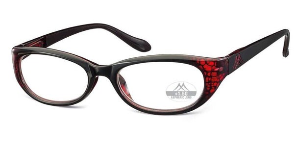 Mr98c +3.50 Ladies Purple Fashion Reading Glasses
