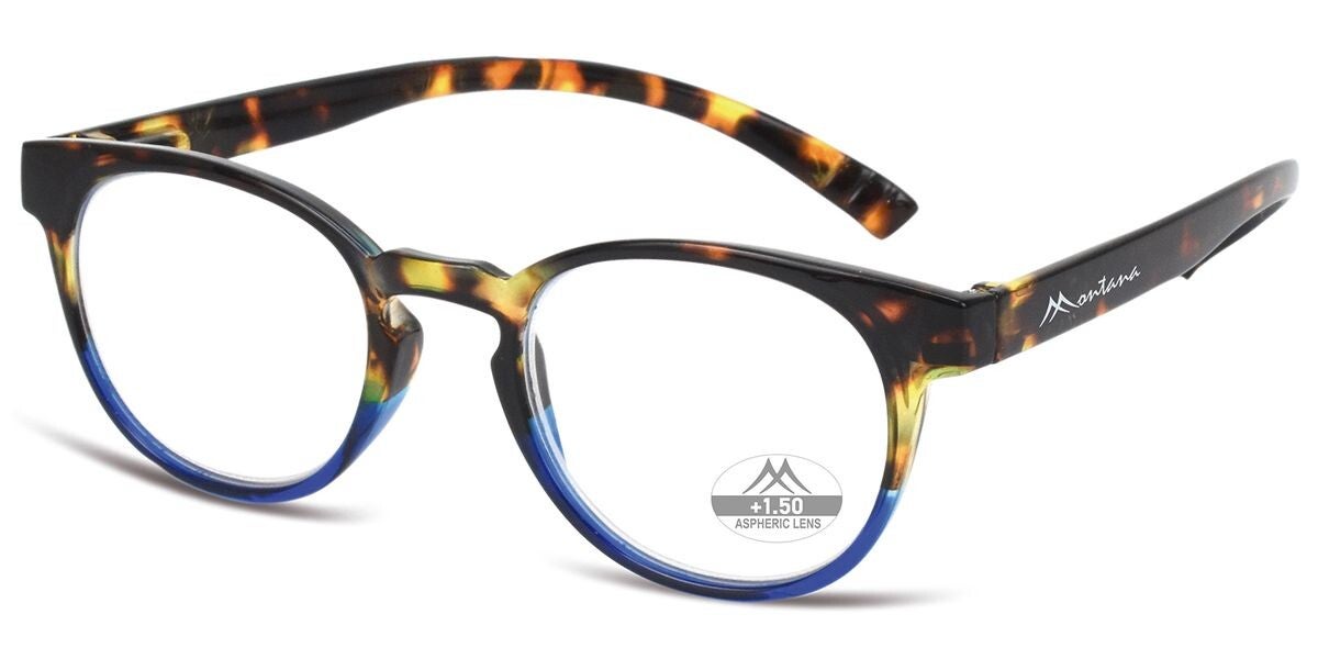 MNR1A Blue Turtle Neck Hanging  Reading Glasses