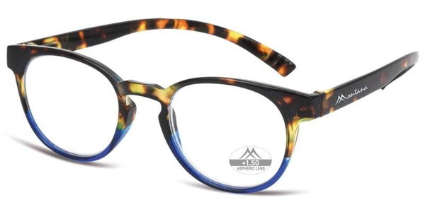MNR1A Blue Turtle Neck Hanging  Reading Glasses