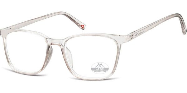 MR56 +1.00 crystal Grey panto shaped fashion