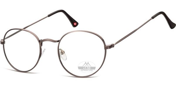 Mlr54 +1.00 Gunmetal Panto Shaped Readers