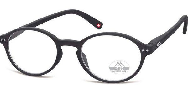 Mr74 +1.00 Black oval Fashion Reading Glasses