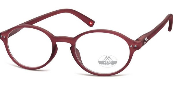 Mr74b +1.00 Red oval Fashion Reading Glasses