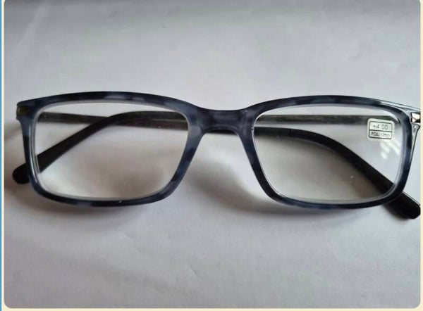 Power Buster  +4.00 Blue Mottled Reading Glassespowe