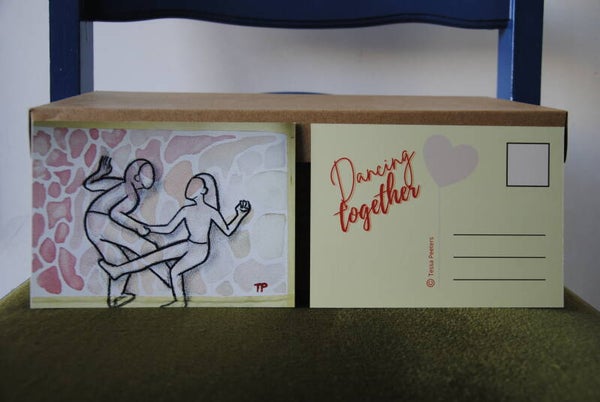 Postkaart_dancing together