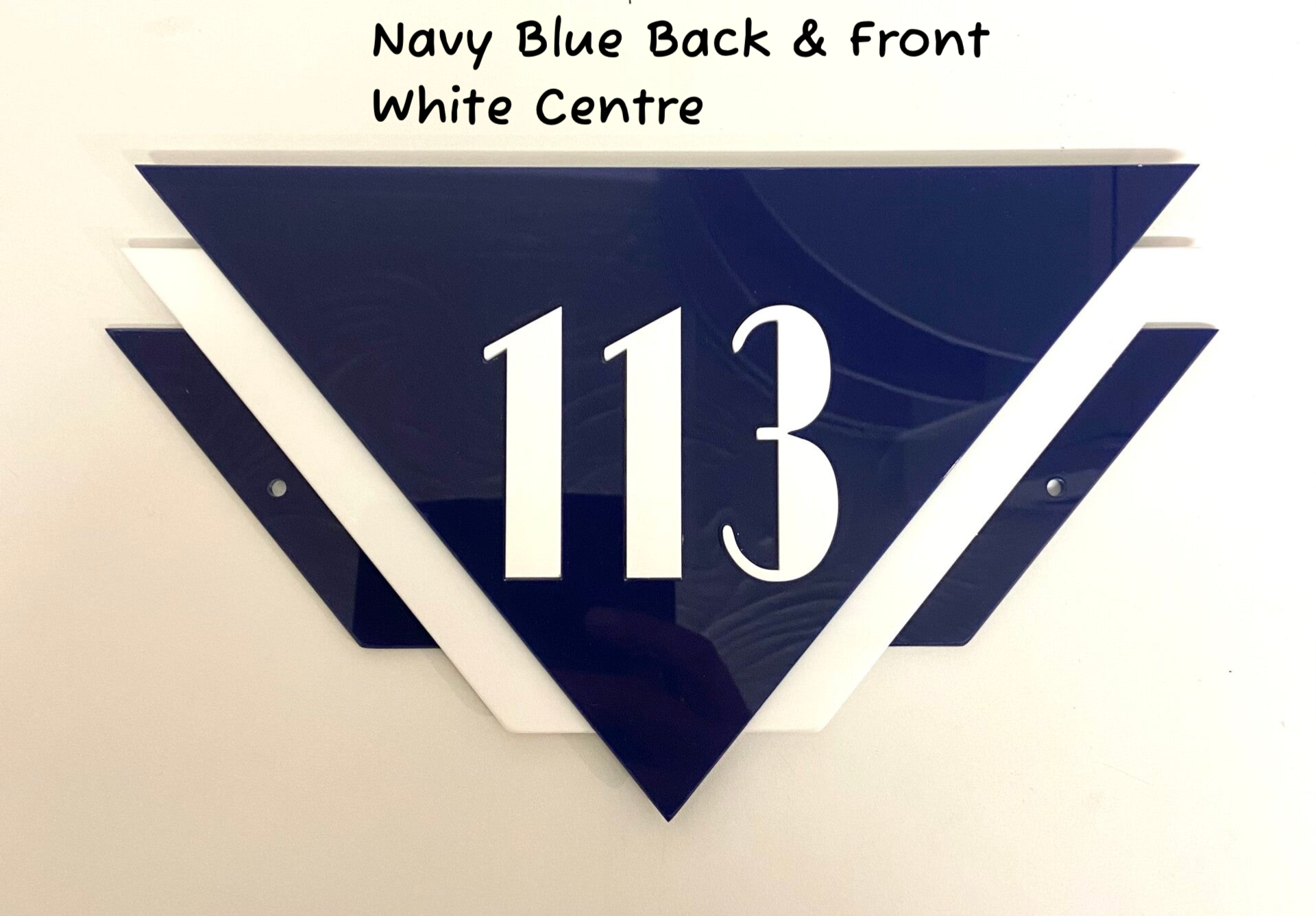 Art Deco Style Door Number