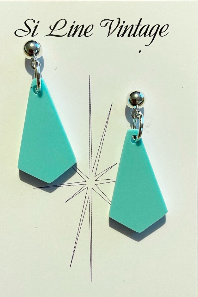 Art Deco style Turquoise Earrings