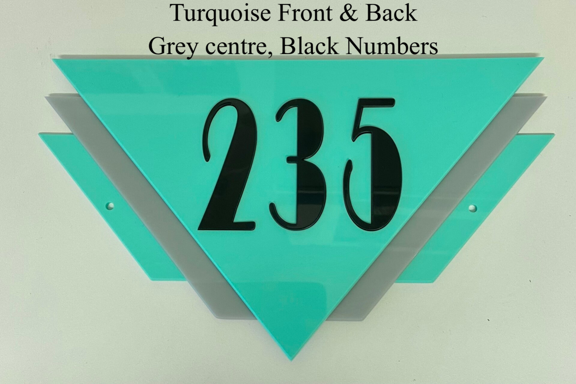 Art Deco Style Door Number