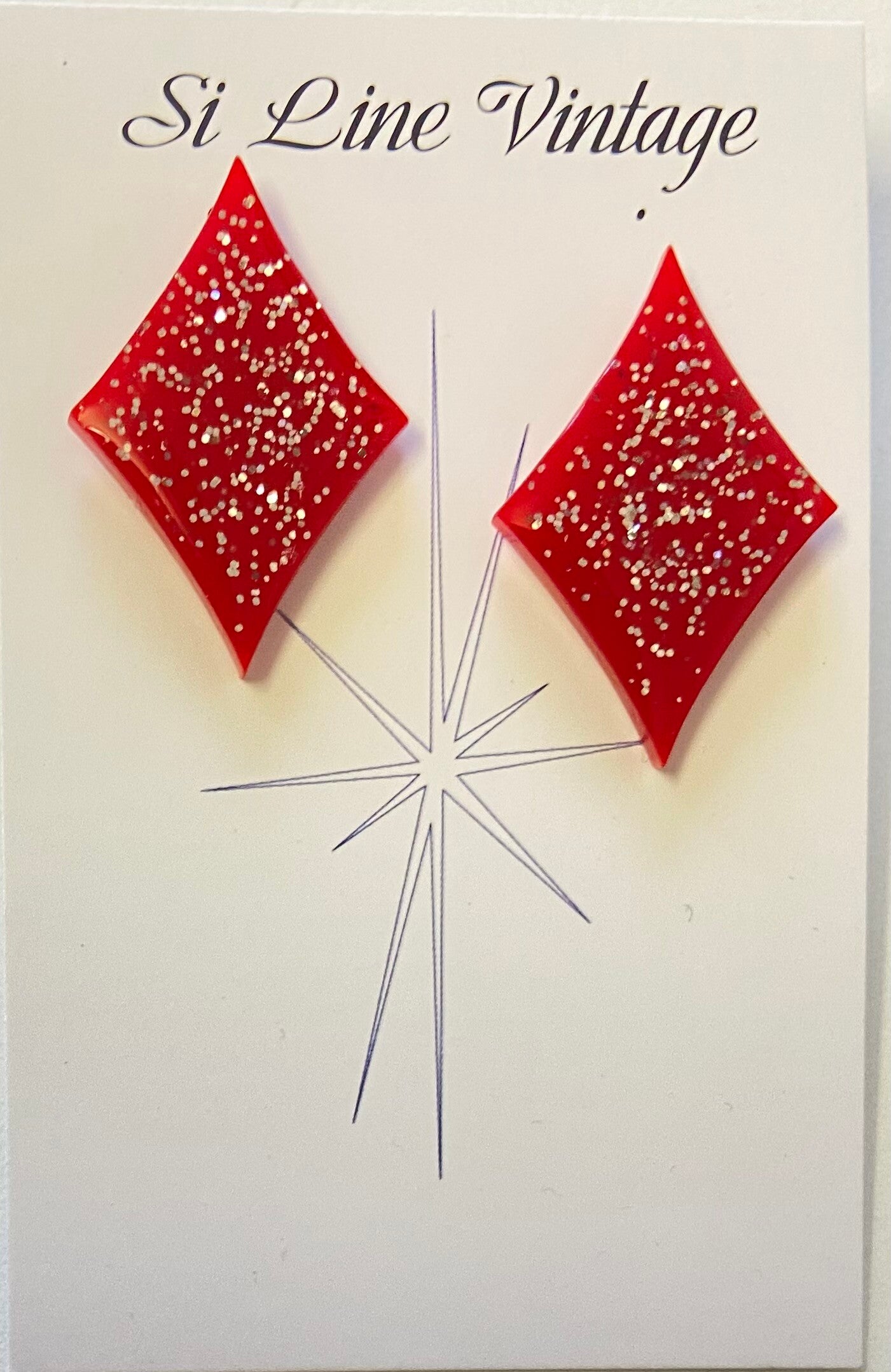 Atomic Diamond shapedEarrings